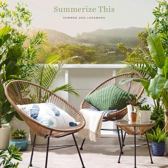 Urban Barn Tropical Throw Pillows - Picture 5 of 10